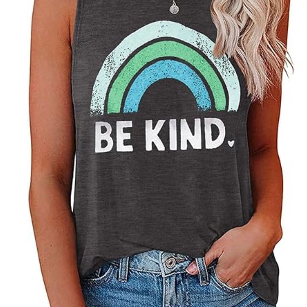NWT 'Be Kind' Graphic Tank